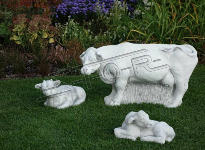 Garden Decoration Calf Terrace Stone Figures Figure Decorative Statue